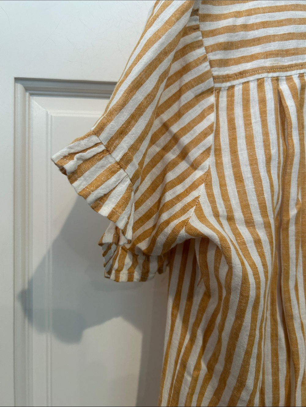 Trovata birds of paradise Striped Button-Front dress dress size small - Picture 6 of 10